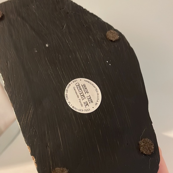 Vintage 94 Shade Tree Creations Handcrafted Cowboy Cat Plumb in Trouble Decor - Picture 11 of 11